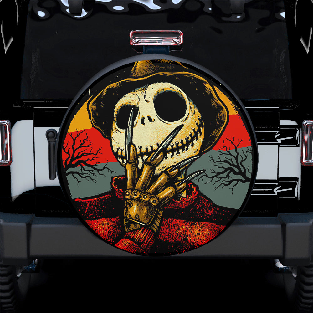 Jack Skellington Nightmare Before Christmas Freddy Krueger Car Spare Tire Cover