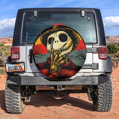 Jack Skellington Nightmare Before Christmas Freddy Krueger Car Spare Tire Cover
