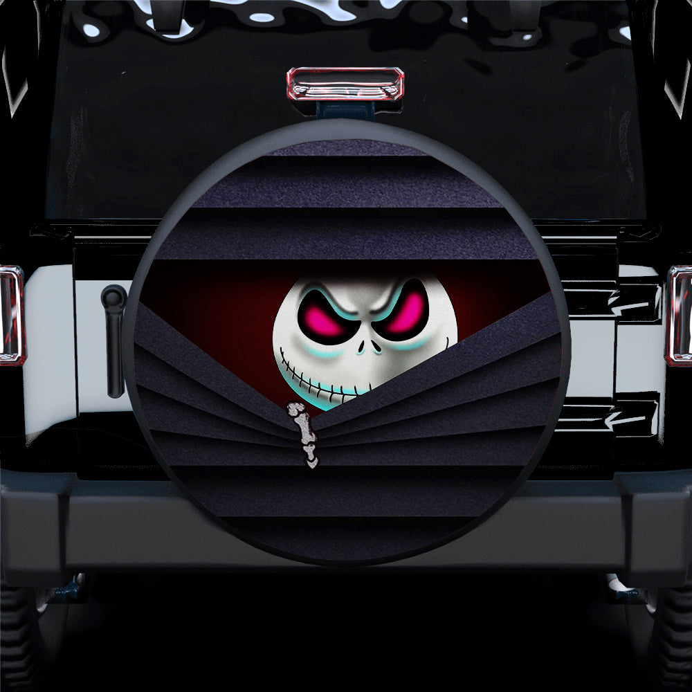 Jack Skellington Nightmare Before Christmas Hiding Car Spare Tire Cover