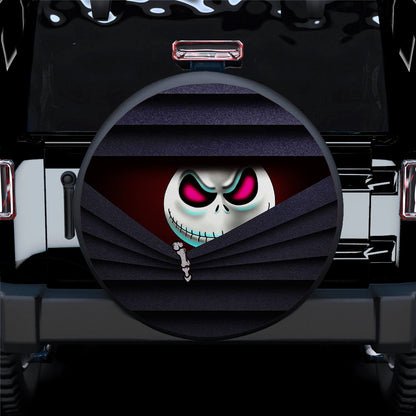 Jack Skellington Nightmare Before Christmas Hiding Car Spare Tire Cover