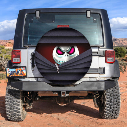 Jack Skellington Nightmare Before Christmas Hiding Car Spare Tire Cover