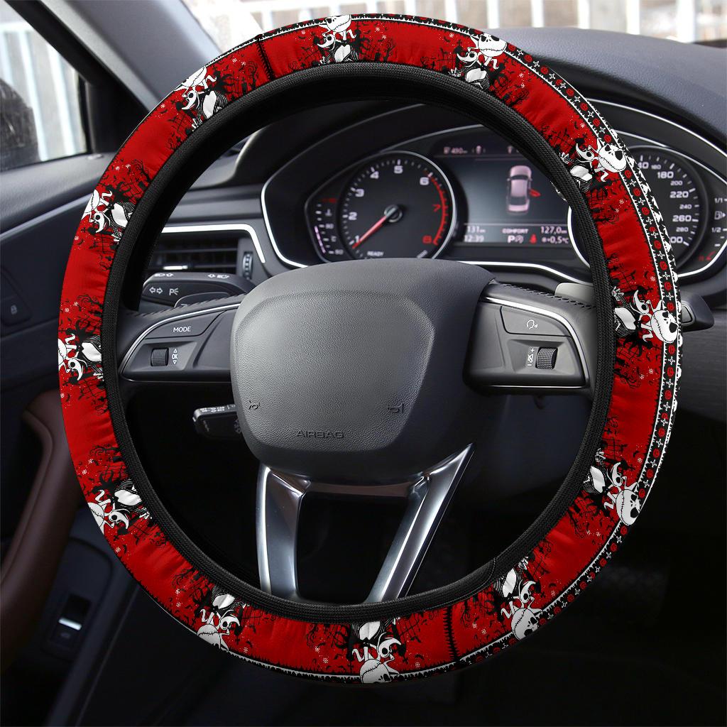 Jack Skellington Nightmare Before Christmas Premium Custom Car Steering Wheel Cover