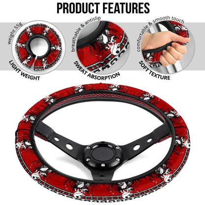 Jack Skellington Nightmare Before Christmas Premium Custom Car Steering Wheel Cover