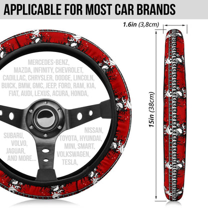 Jack Skellington Nightmare Before Christmas Premium Custom Car Steering Wheel Cover