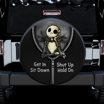 Jack Skellington Nightmare Christmas Get In Sit Down Jeep Car Spare Tire Cover