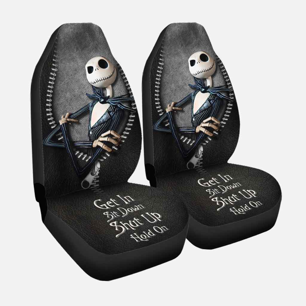Jack Skellington Nightmare Get In Sit Down Shut Up Hold On Car Seat Covers