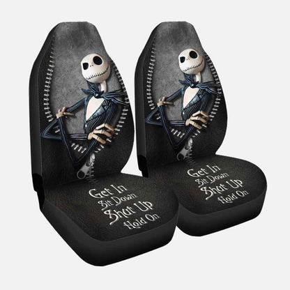 Jack Skellington Nightmare Get In Sit Down Shut Up Hold On Car Seat Covers