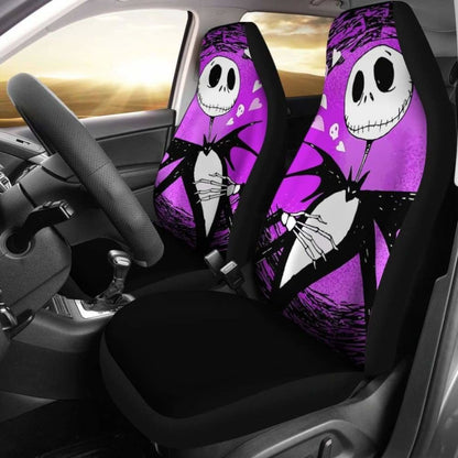 Jack Skellington Purple - Car Seat Covers (Set of 2) Universal Fit