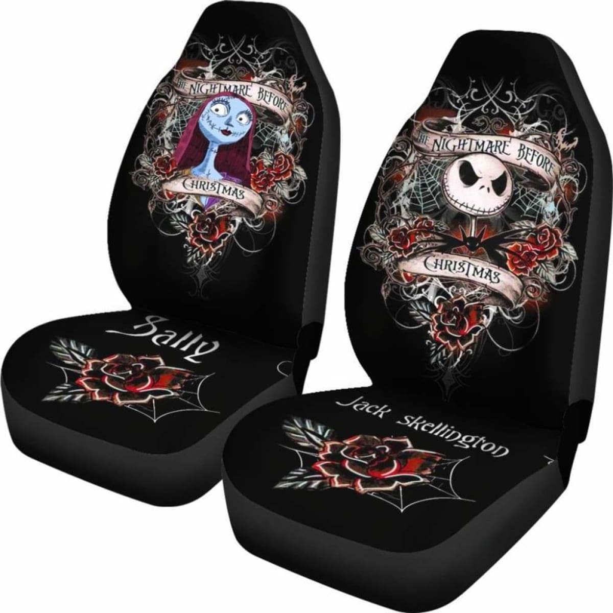 Jack Skellington & Sally Car Seat Cover 58 Universal Fit 053012