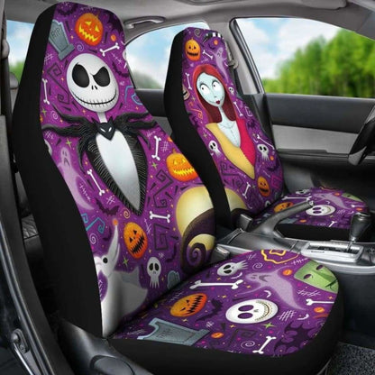 Jack Skellington Sally 2019 Car Seat Covers Universal Fit 051012