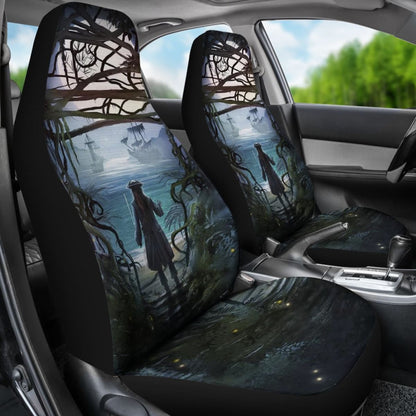 Jack Sparrow Art Pirates Of The Caribbean Car Seat Covers H042220 Universal Fit 084218