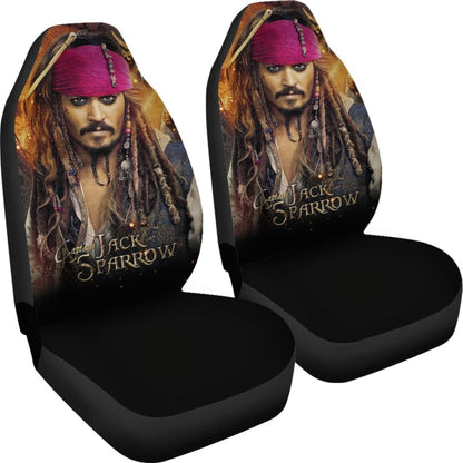 Jack Sparrow Car Seat Covers Pirates Of The Caribbean H042220 Universal Fit 084218