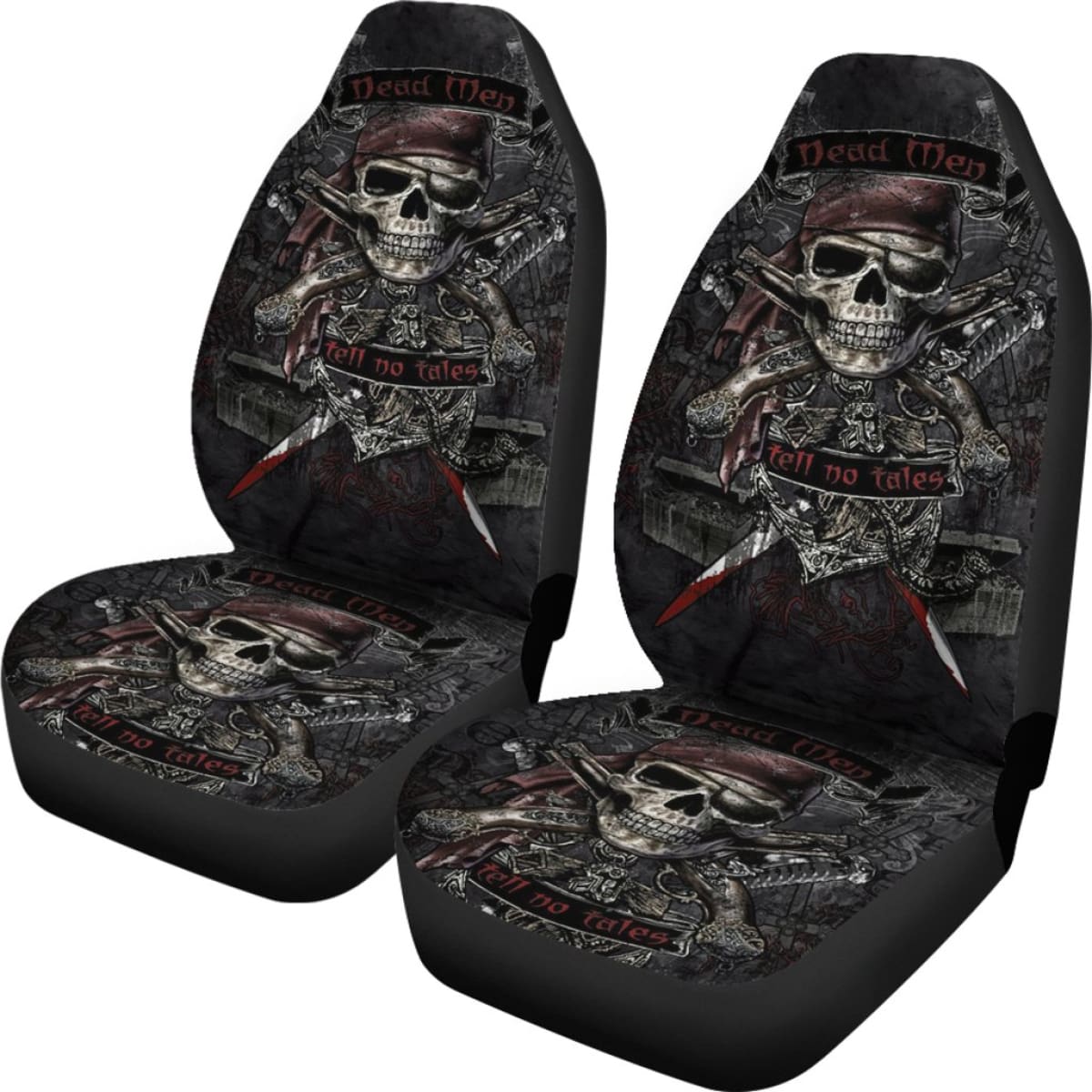 Jack Sparrow Dead Men tell no tales Car Seat Covers H042220 Universal Fit 084218