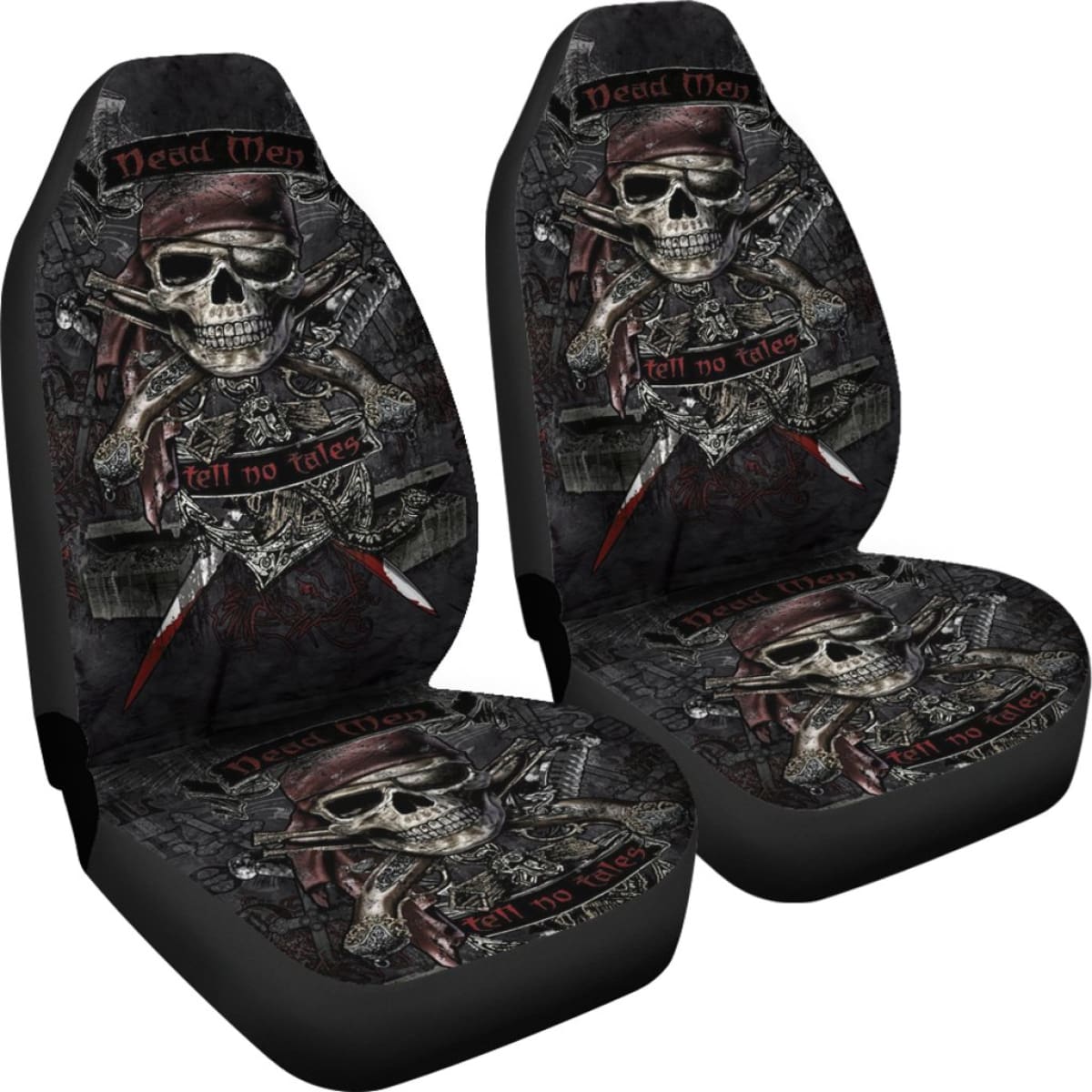 Jack Sparrow Dead Men tell no tales Car Seat Covers H042220 Universal Fit 084218