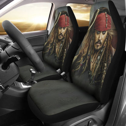 Jack Sparrow Movie Pirates Of The Caribbean Car Seat Covers H042220 Universal Fit 084218