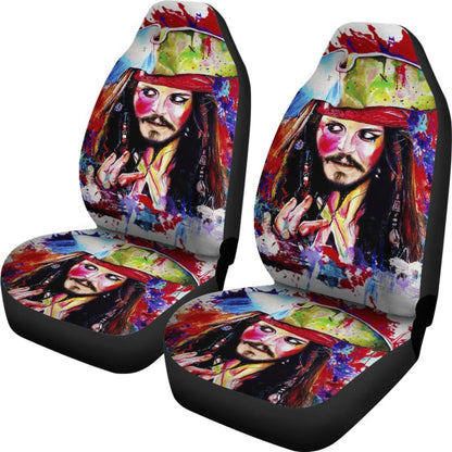 Jack Sparrow Pirates Of The Caribbean Car Seat Covers H042220 Universal Fit 084218