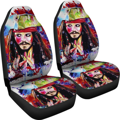 Jack Sparrow Pirates Of The Caribbean Car Seat Covers H042220 Universal Fit 084218