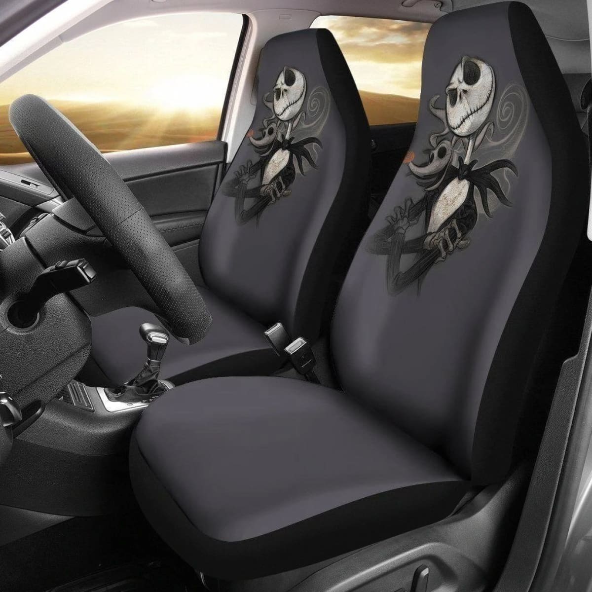 Jack & Zero Nightmare Before Christmas Car Seat Covers Universal Fit 194801