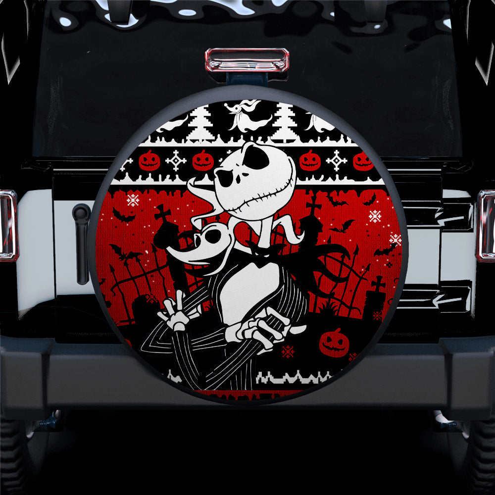 Jack skellington Christmas Nightmare Car Spare Tire Cover