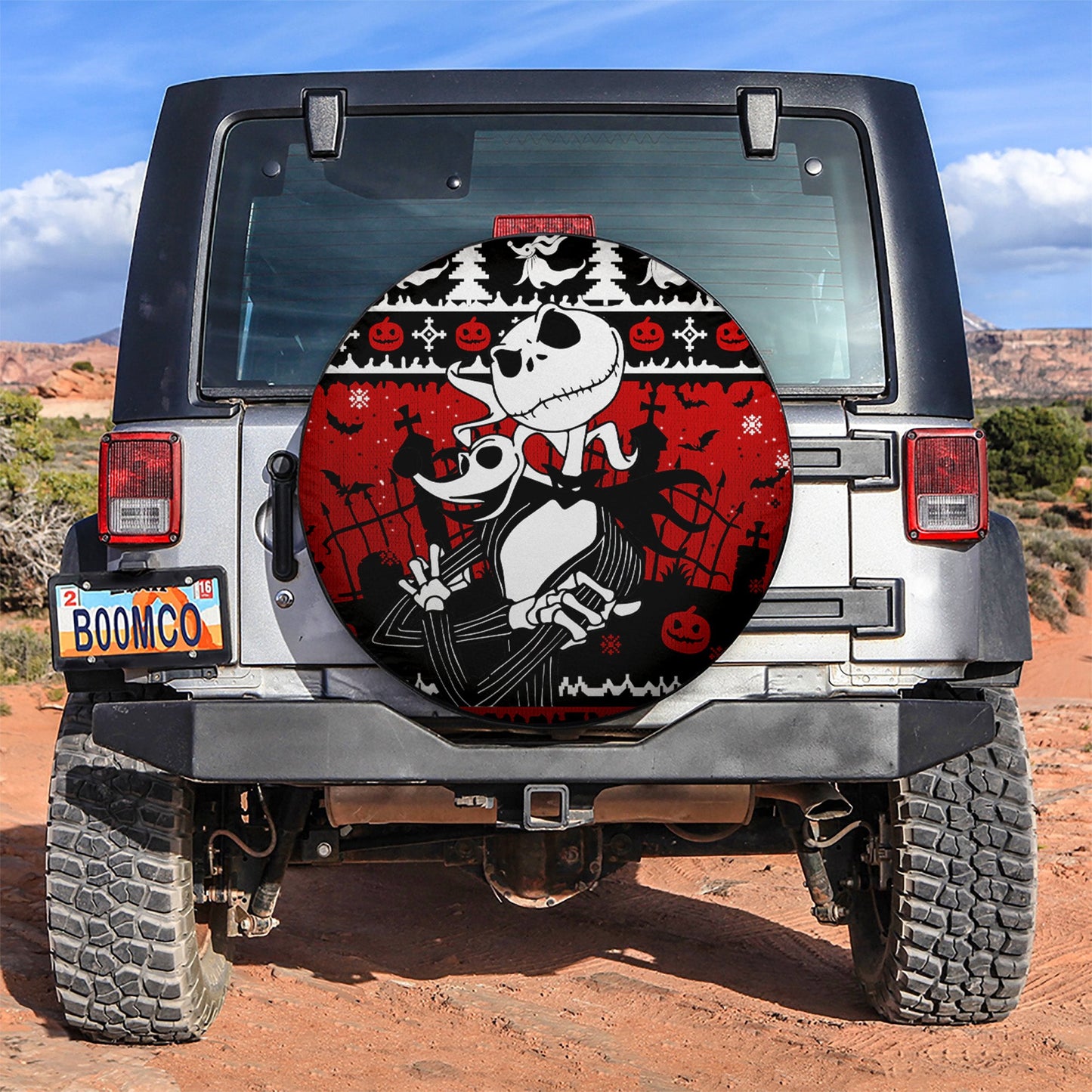 Jack skellington Christmas Nightmare Car Spare Tire Cover