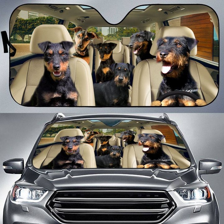 Jagdterrier Car All Over Printed 3D Sun Shade