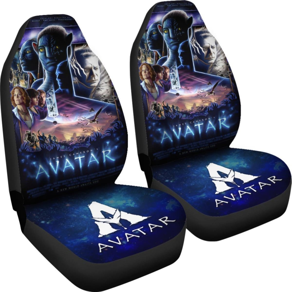 James Cameron'S Avatar Car Seat Covers Avatar Movie H200303 Universal Fit 225311