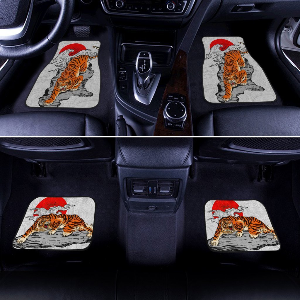 Japanese Tiger Car Floor Mats Custom Car Accessories