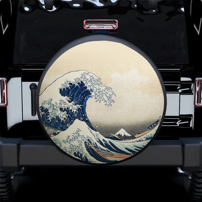 Japenese Tsunami Car Spare Tire Cover