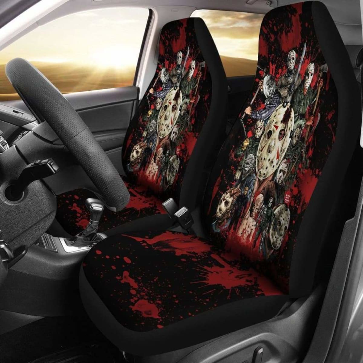 Jason Voorhees Car Seat Cover 11 Universal Fit 053012