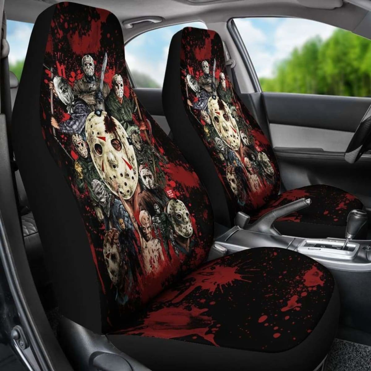Jason Voorhees Car Seat Cover 11 Universal Fit 053012
