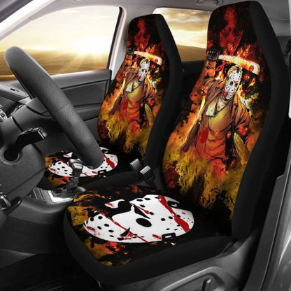 Jason Voorhees Car Seat Cover 06 Universal Fit 053012