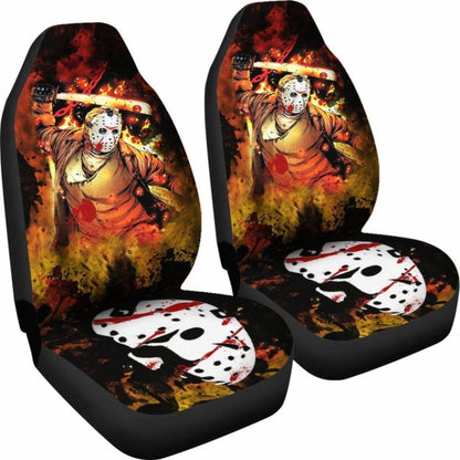 Jason Voorhees Car Seat Cover 06 Universal Fit 053012