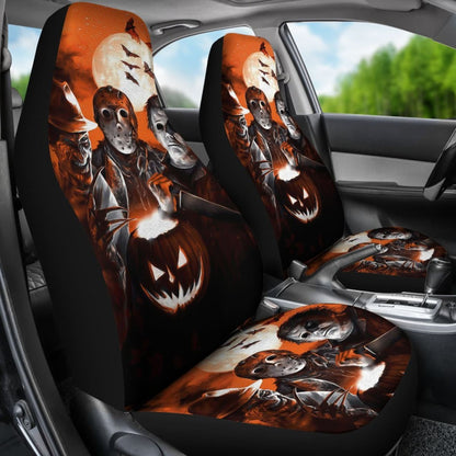 Jason Voorhees Freddy Krueger Michael Myers Horror Car Seat Covers Universal Fit 103530
