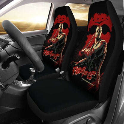 Jason Voorhees Friday The 13th Car Seat Covers Movie Fan Gift Universal Fit 103530