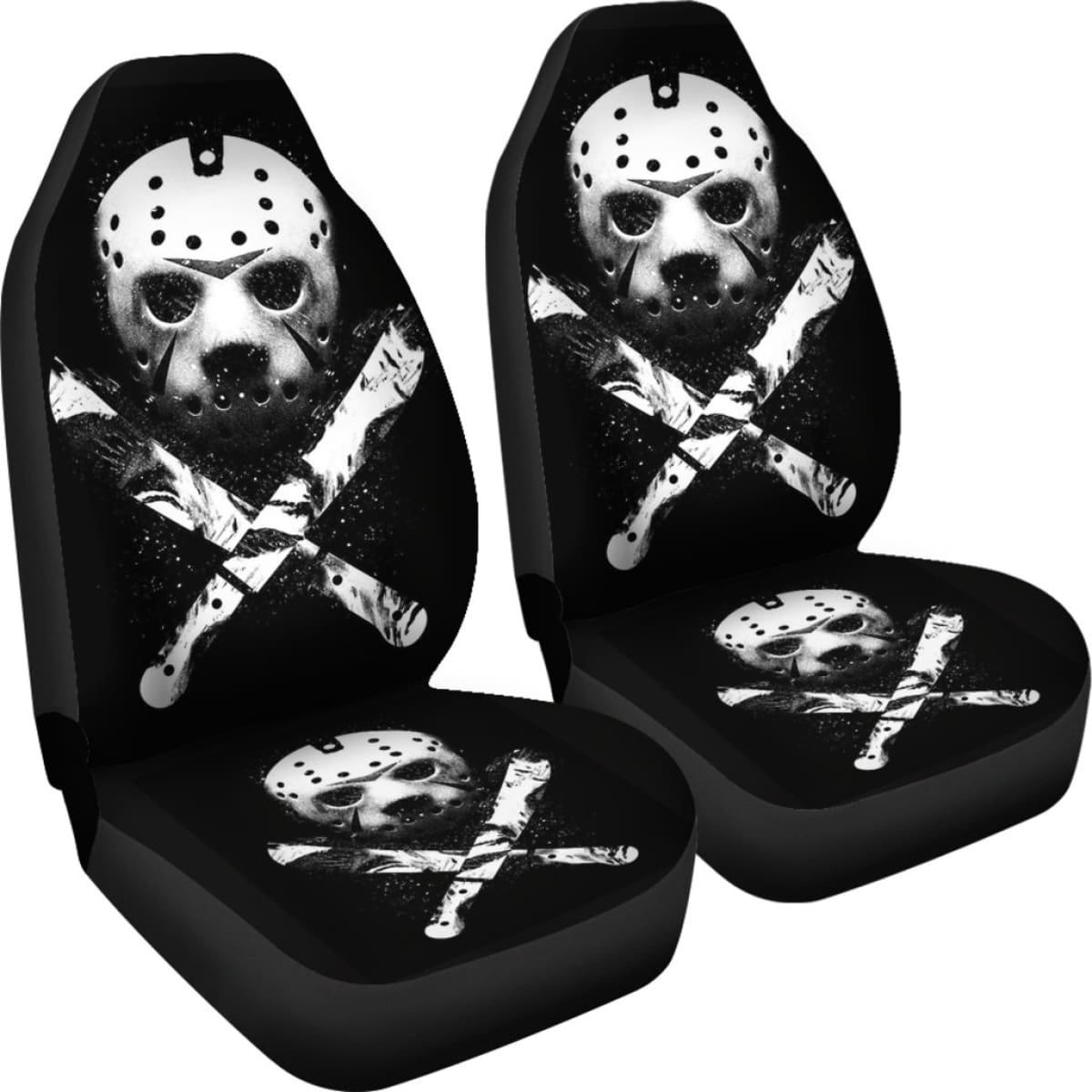 Jason Voorhees Horror Film  Fan Gift Car Seat Cover Universal Fit 210212