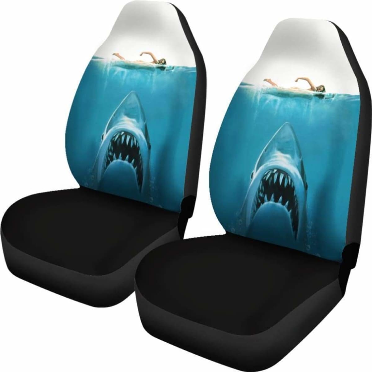 Jaws Shark Movie Car Seat Covers Universal Fit 053012