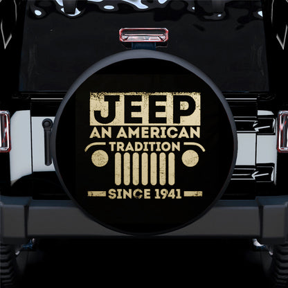 Jeep American Tradition Car Spare Tire Cover