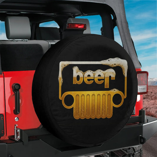 Jeep Beer Square Tire Cover Accessories – Funny Jeep Beer - PersonalizedFury