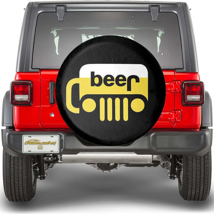 Jeep Beer Square Tire Cover – Funny Jeep Accessories - PersonalizedFury