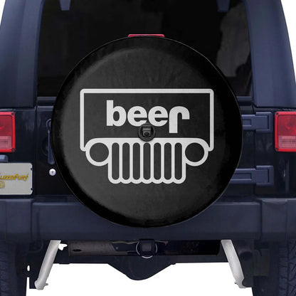 Jeep Beer Square Tire Cover – Funny Jeep Beer Accessories - PersonalizedFury