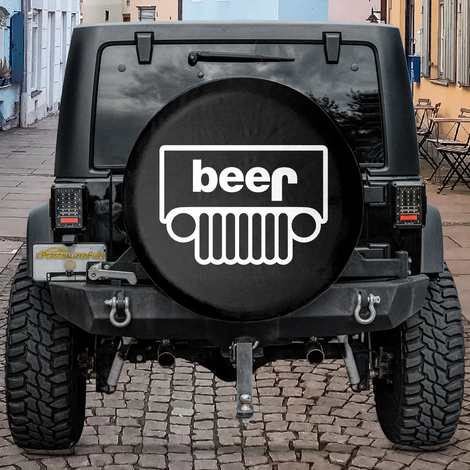 Jeep Beer Square Tire Cover – Funny Jeep Beer Accessories - PersonalizedFury