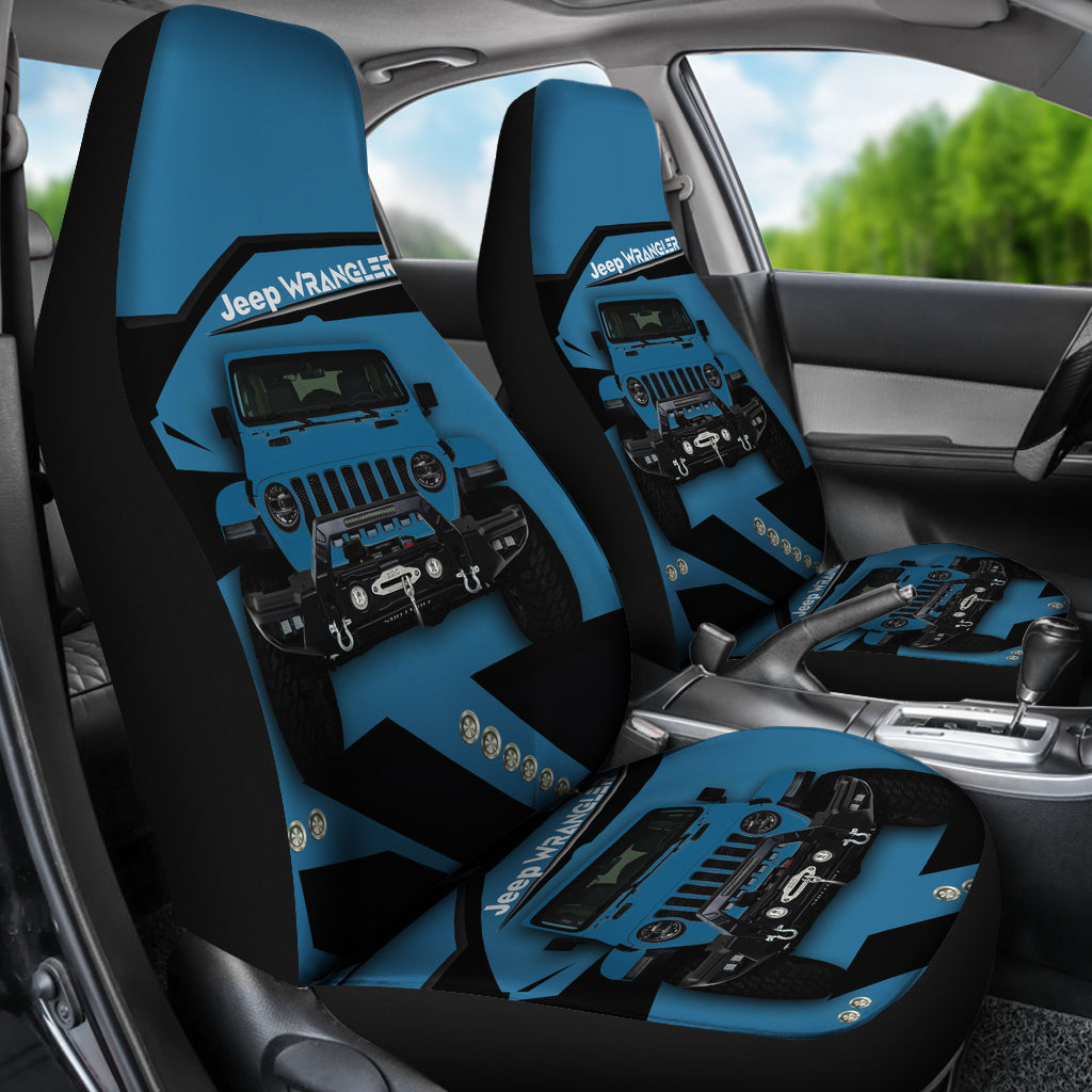 Jeep Blue Car Seat Covers