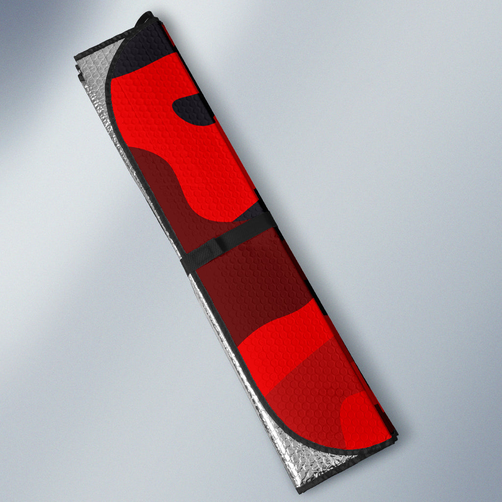 Jeep Camo Red Color Car Auto Sunshades