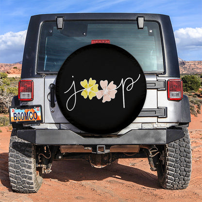 Jeep Flower Car Spare Tire Cover