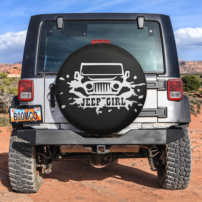 Jeep Girl Car Spare Tire Cover