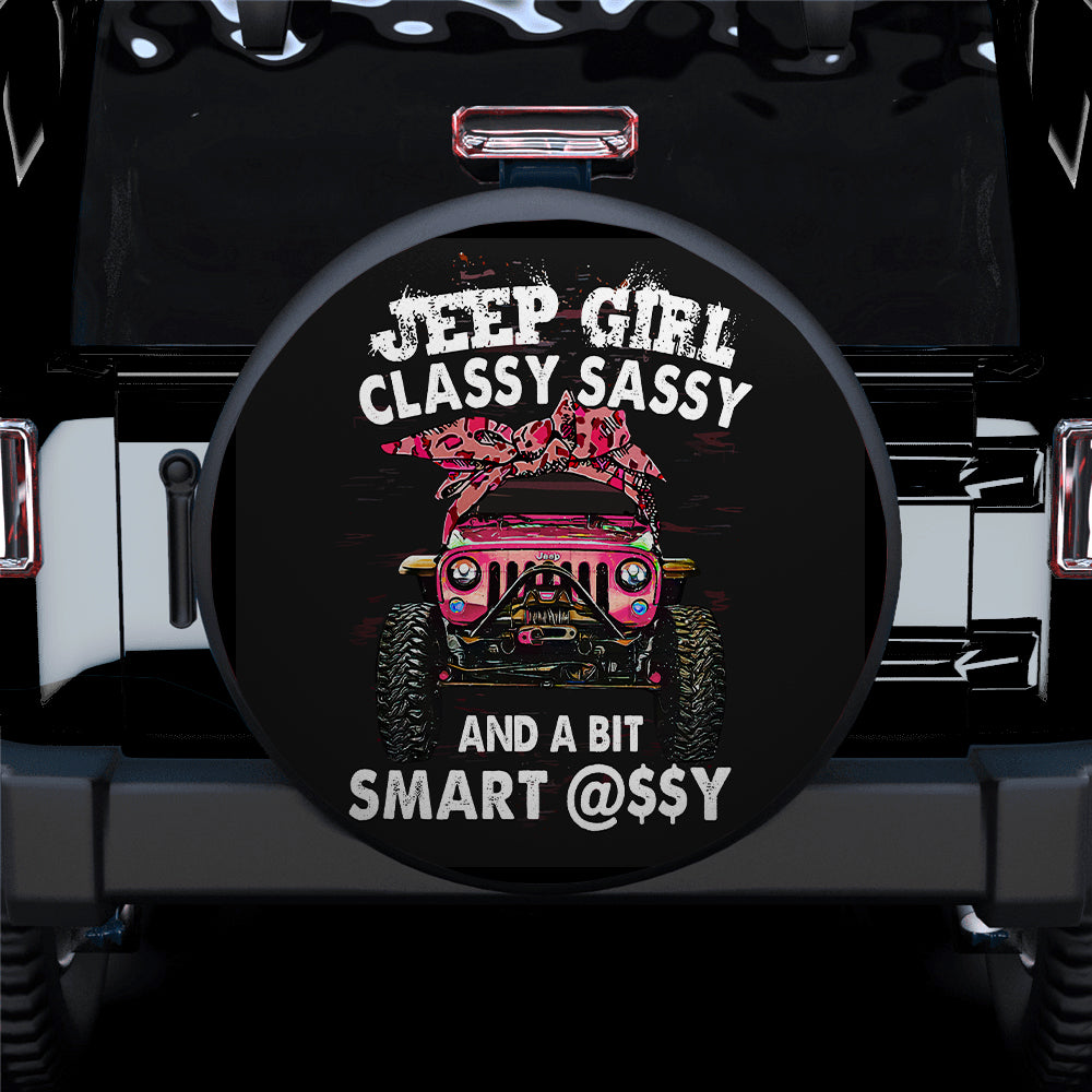 Jeep Girl Classy Sassy Car Spare Tire Cover
