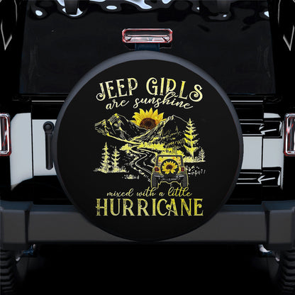 Jeep Girls Are Sunshine Car Spare Tire Cover