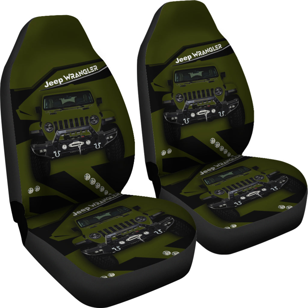 Jeep Green Car Seat Covers