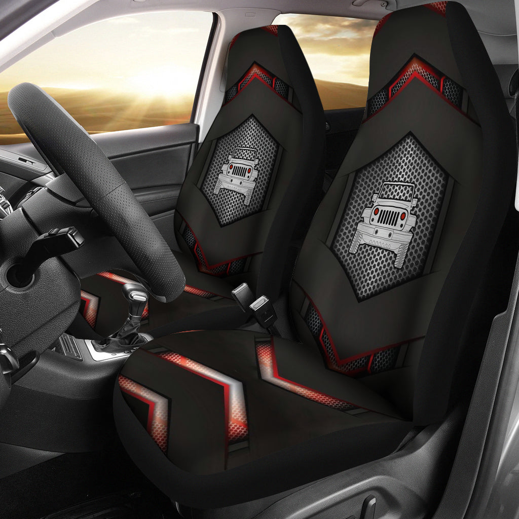 Jeep Iron Premium Car Seat Cover
