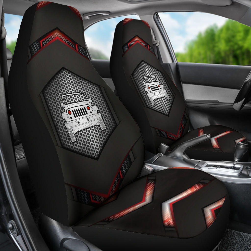 Jeep Iron Premium Car Seat Cover